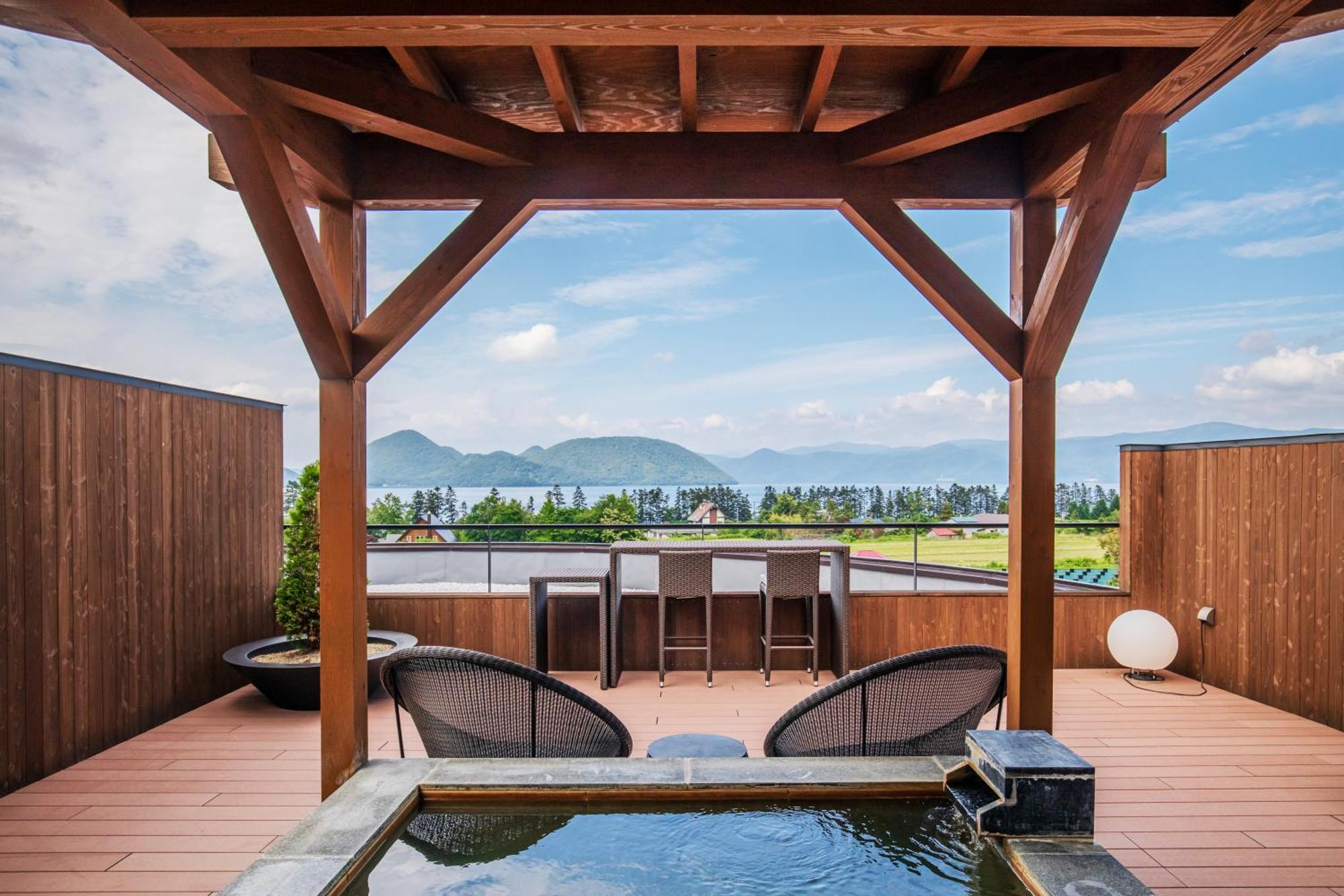 Lake Toya Tsuruga Resort Hikarinouta Toyako Exteriér fotografie